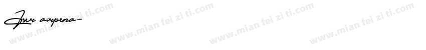 Axr airpena字体转换